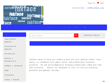 Tablet Screenshot of inkface.com